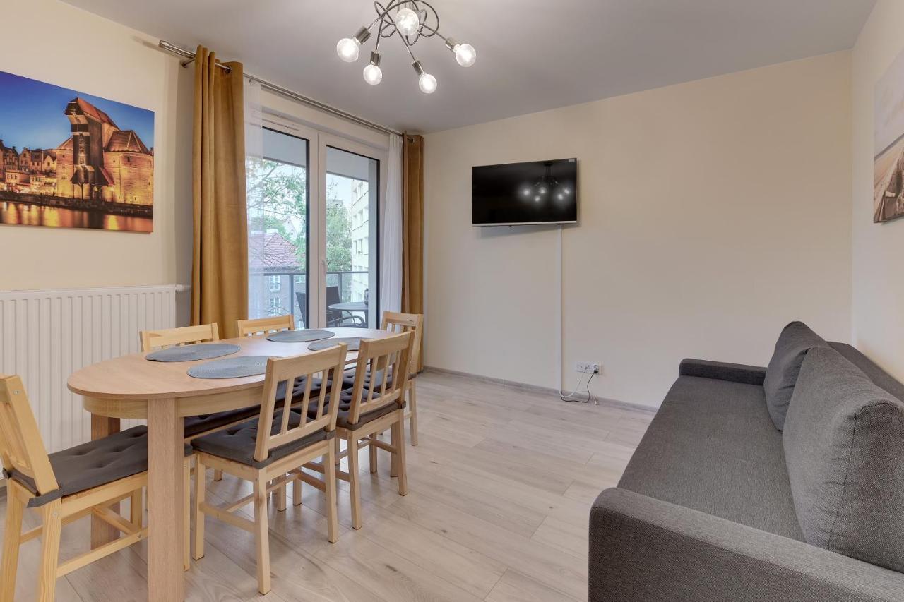 Gdansk Centrum - Apartament 3 - Pokojowy Z Duzym Tarasem Ngoại thất bức ảnh