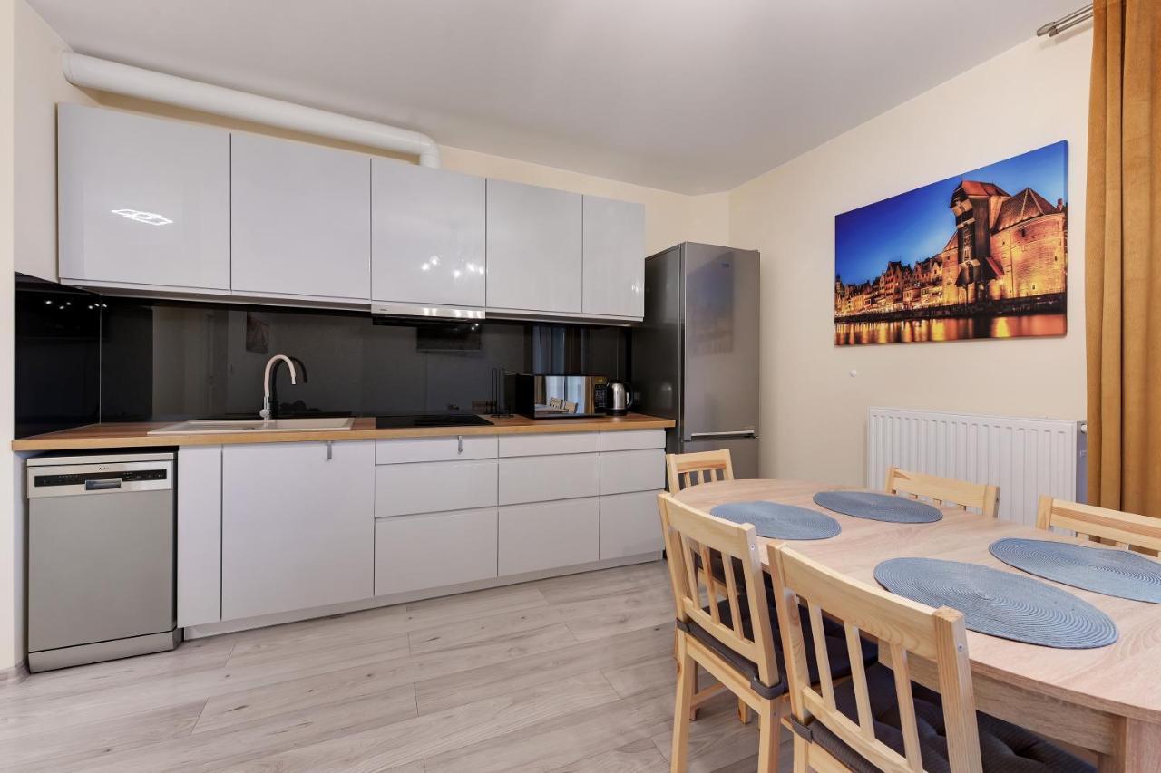 Gdansk Centrum - Apartament 3 - Pokojowy Z Duzym Tarasem Ngoại thất bức ảnh