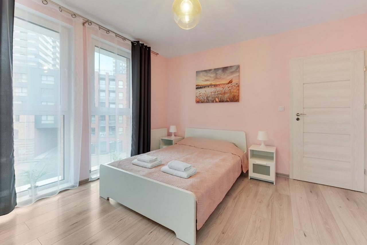 Gdansk Centrum - Apartament 3 - Pokojowy Z Duzym Tarasem Ngoại thất bức ảnh
