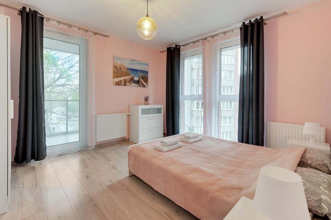 Gdansk Centrum - Apartament 3 - Pokojowy Z Duzym Tarasem Ngoại thất bức ảnh
