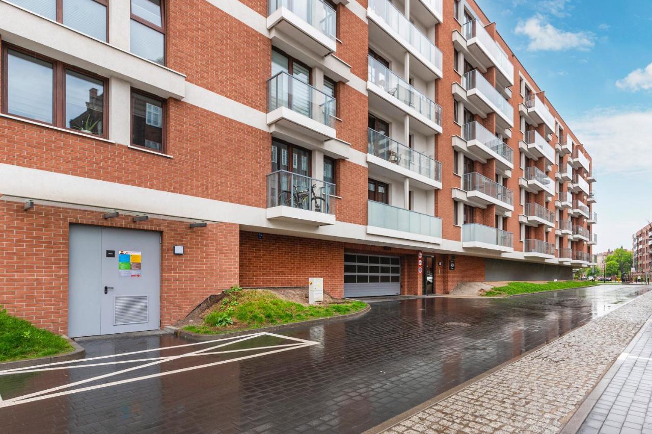 Gdansk Centrum - Apartament 3 - Pokojowy Z Duzym Tarasem Ngoại thất bức ảnh