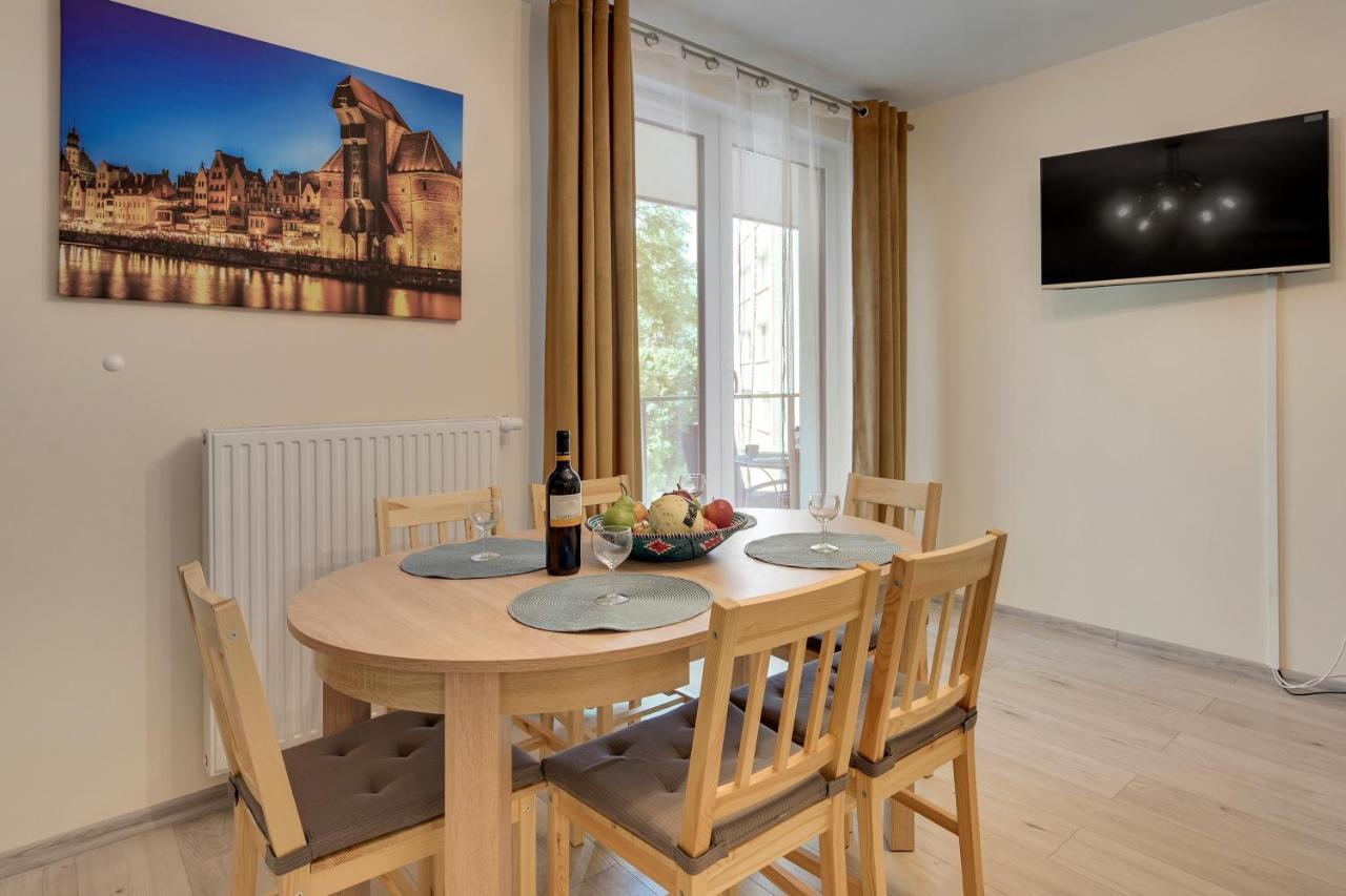 Gdansk Centrum - Apartament 3 - Pokojowy Z Duzym Tarasem Ngoại thất bức ảnh